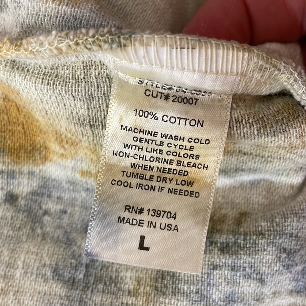 NWT. Boho Anthropologie Tina & Jo Olivenne Marble Dyed Pants. Large - Picture 7 of 12